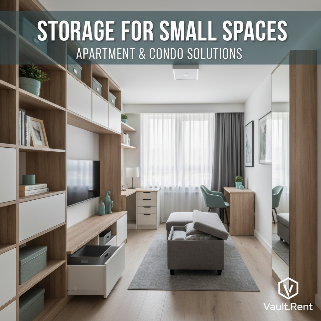Storage for Small Spaces: Apartment & Condo Solutions by Vault.Rent