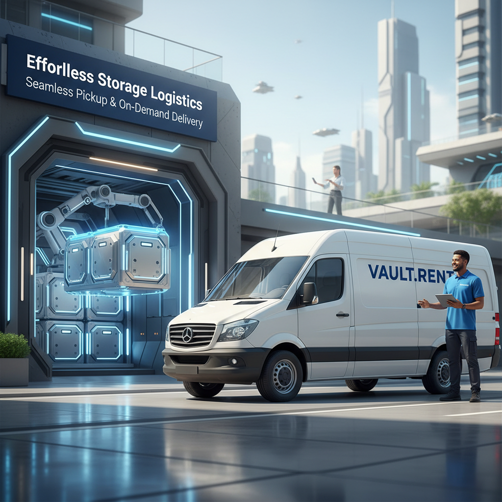 Effortless Storage Logistics: Seamless Pickup & On-Demand Delivery by Vault.Rent